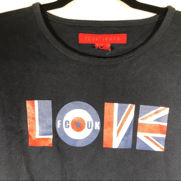 fcuk french connection mens T-shirt Fcuk Love - Picture 3 of 4